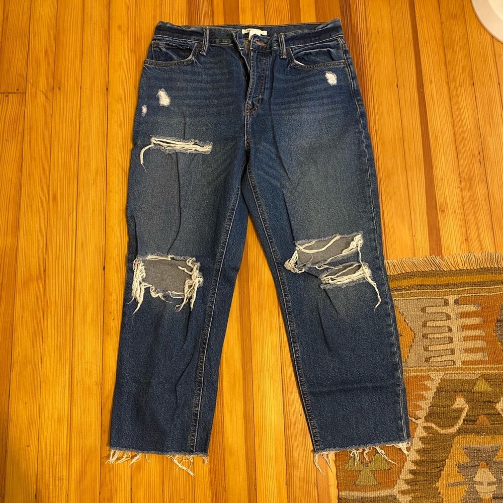 2/$25 High Waisted Distressed Denim